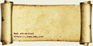 Hana Živković vizit kartica